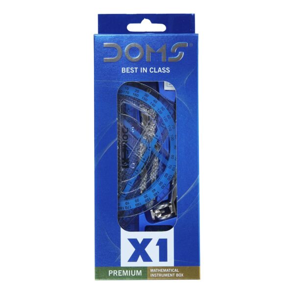 Doms X1 Premium Mathematical Drawing Instrument Box | Best In Class | Ensures Accuracy & Perfection | Geometry Box For Students
