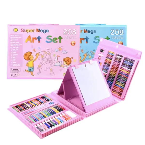 Drawing Art Set Painting Drawing Supplies 208 Pcs For Kids Box Artist Printing Art Set