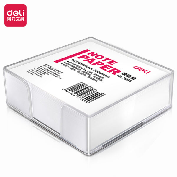 Deli Note Pad With Transparent Holder (300 sheets)