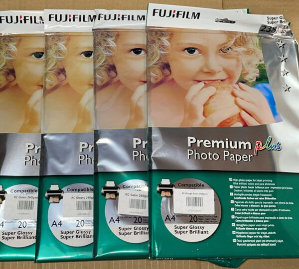 Glossy Photo Paper A4 Size 20 Sheets/ Fujifilm Premium Plus Glossy Photo Paper 20 pages