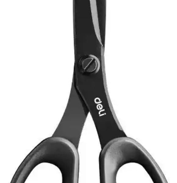 Deli Scissors 6014 - 8 inch / 202 mm - Black/Yellow