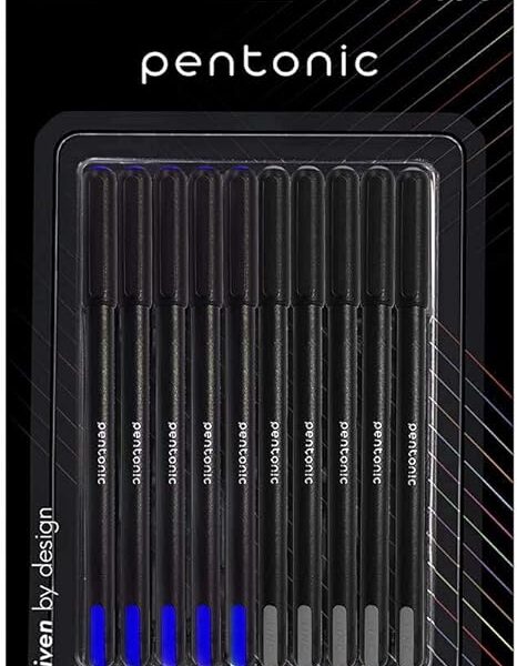 Pentonic LINC Ball Point Pen - Blister Pack of 10 (Black)