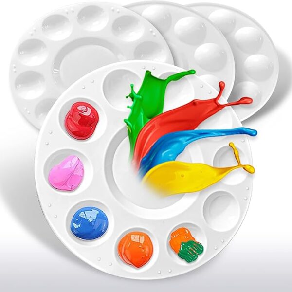 Round Artist Color Mixing Palette - 1Pcs Round Artist Color Mixing Palette - 1Pcs