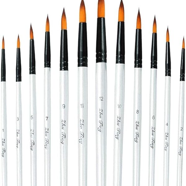 Painting Brushes (Different Size) - 12pcs No Ratings