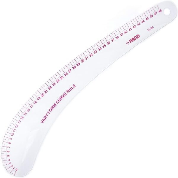 Vary Form Curve 48 cm Plastic Ruler