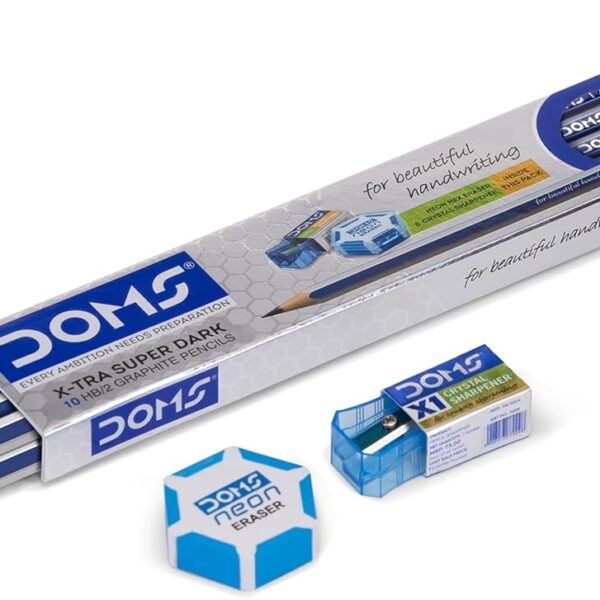 DOMS X1 X-tra Super Dark Pencil 10 PC Box