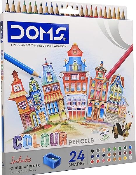 Doms Colour Pencils (12 Shades Small)