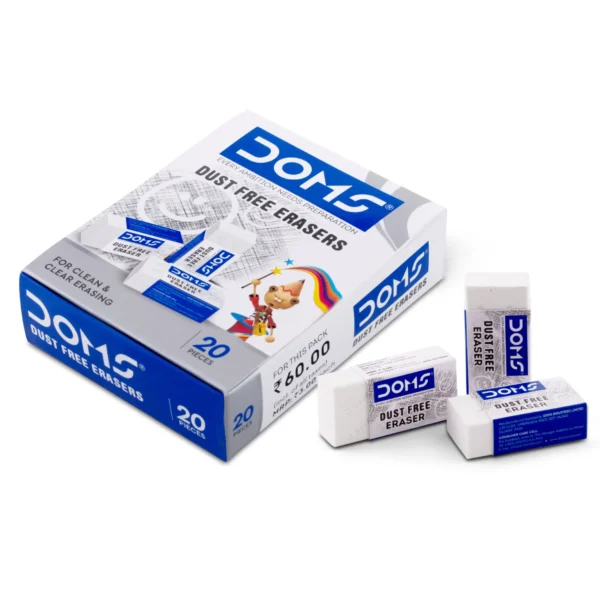 DOMS Non dust eraser 20 Pcs pack