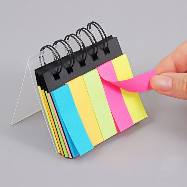 Foska self Adhesive Notes Sticky Notes 4*25 colors Sheets Index Markers 5*25 colour sheets