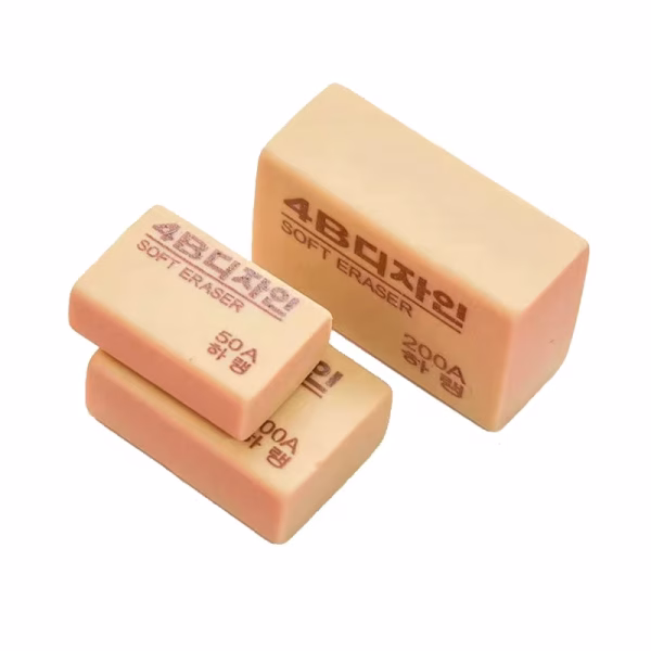 Korean Artist Soft 4B Art Eraser- 1pes