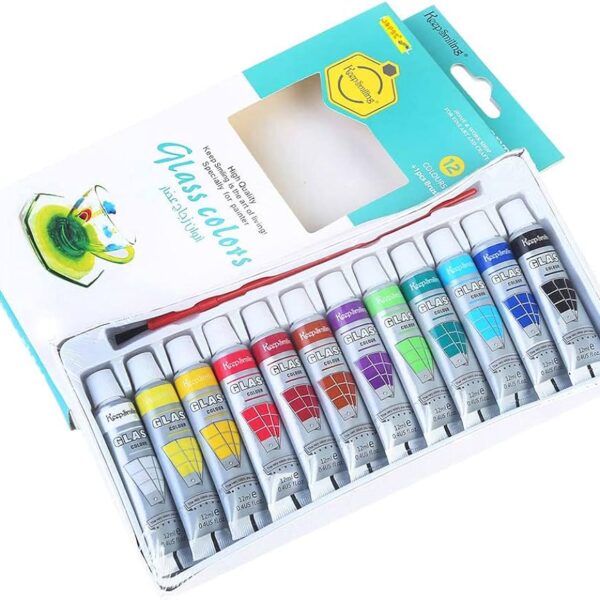 Keep Smiling Glass Paint Set 6ml 12ps