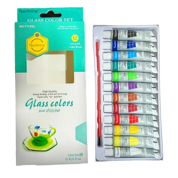 Keep Smiling Glass Colors 12ml 12 Colors