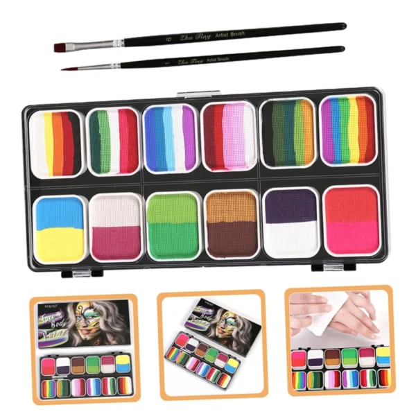 Nukolo Face & Body Paint 12pc