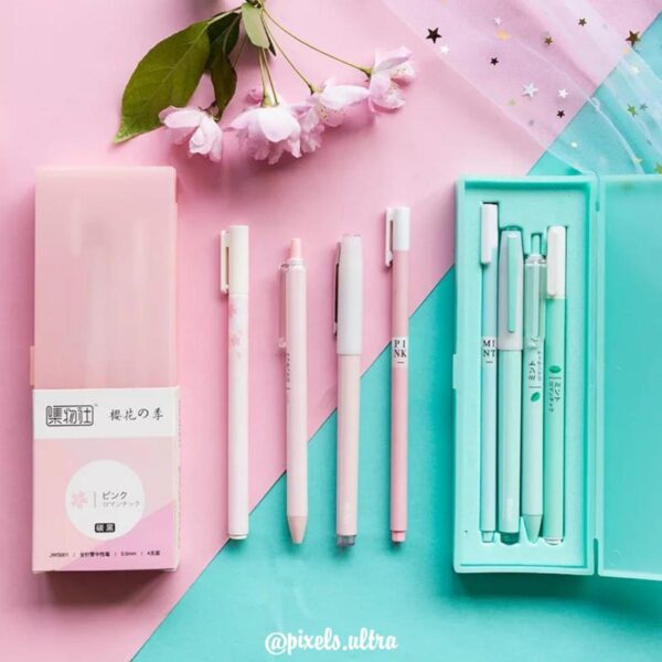 4Pcs Gift Pen Set With Case From Notebook Therapy - Pen