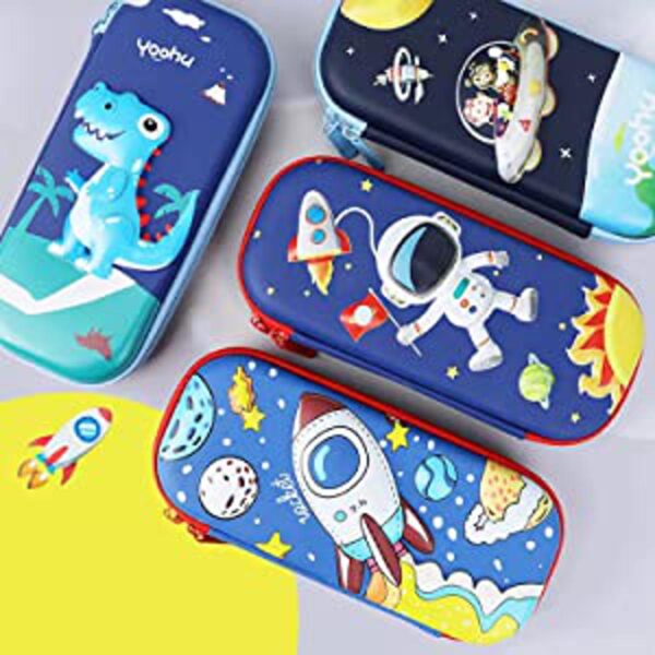 Chic Buddy Big Capacity 3D Pencil Pen Case Office College School Large Storage High Capacity Bag Pouch Holder Box Organizer