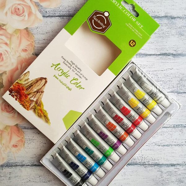 Keep Smiling Watercolor Paint Set 6ml 12ps