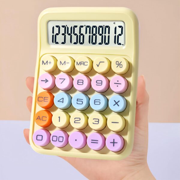 calculator high-looking goddess model dopamine computer office sugar cube flexible button