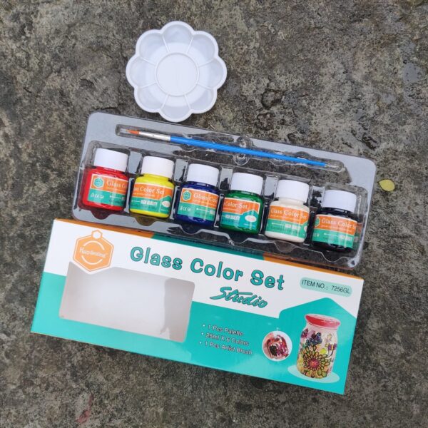 Keep Smiling Glass Color Studio Set 6 Pcs
