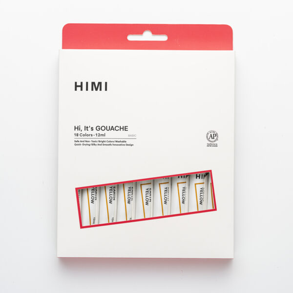 Himi Gouache Paint Set 12ml 18 Colors