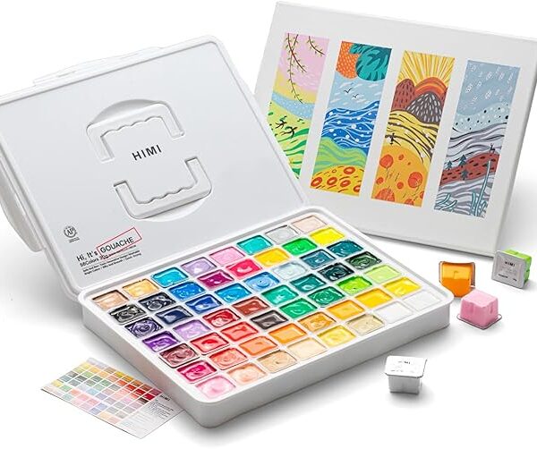 Miya Himi Gouache Paint Set 30ml 56 colors Jelly Cup (White Box)