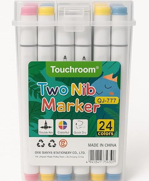 China Dual Tip Art Marker Set 24 pc