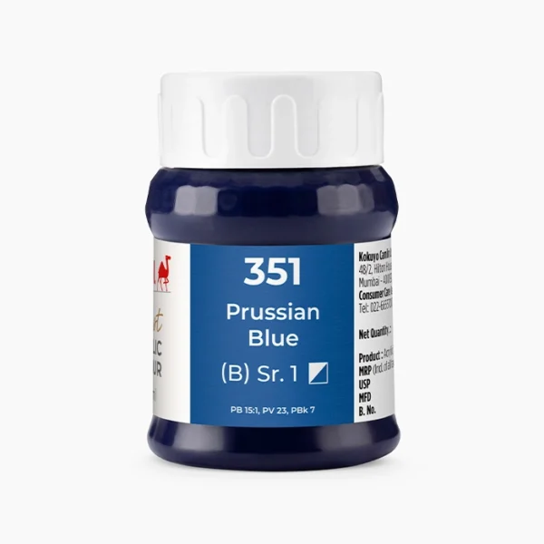 Camel Artist Acrylic Colours Individual jar of Prussian Blue Sr 1 in 500 ml