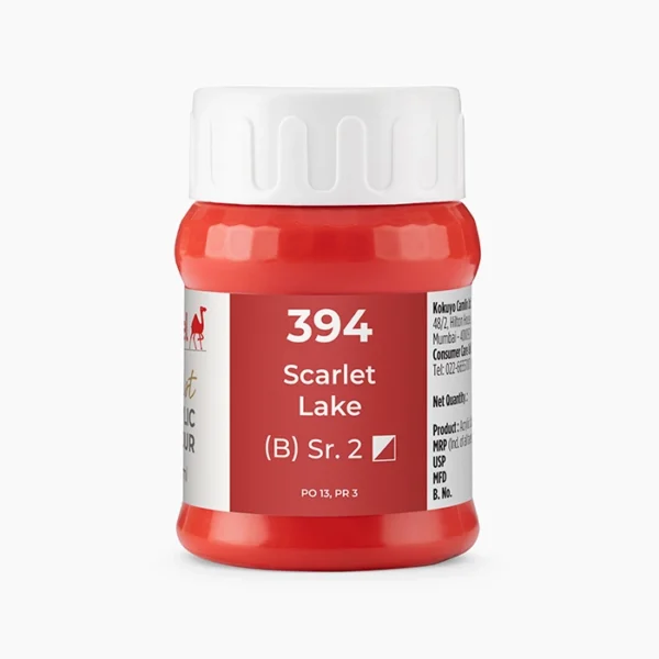 Camel Artist Acrylic Colours Individual jar of Scarlet Lake Sr 2 in 500 ml