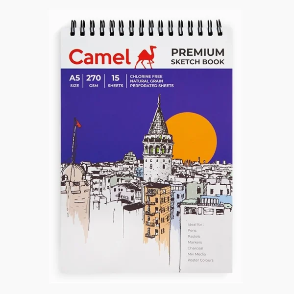 Camel Premium Sketch Book 270 GSM Individual Book A5