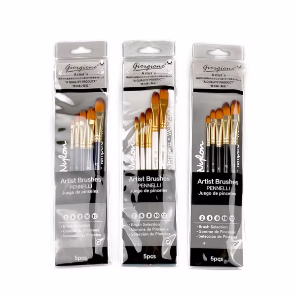 GIORGIONE 5PCS FILBERT BRUSH SET 5010z