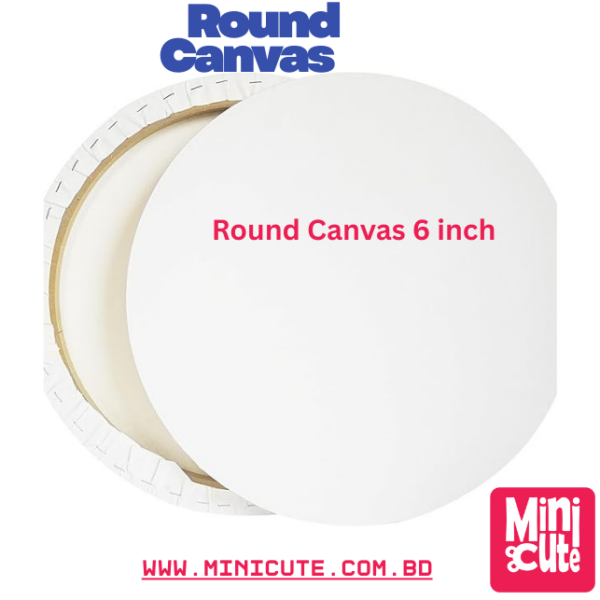 Round Canvas 6 inch