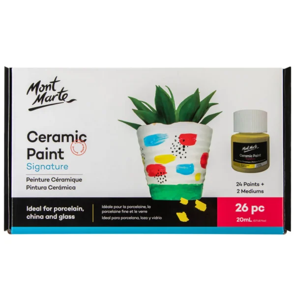 Mont Marte Ceramic Paint 26 x 20ml